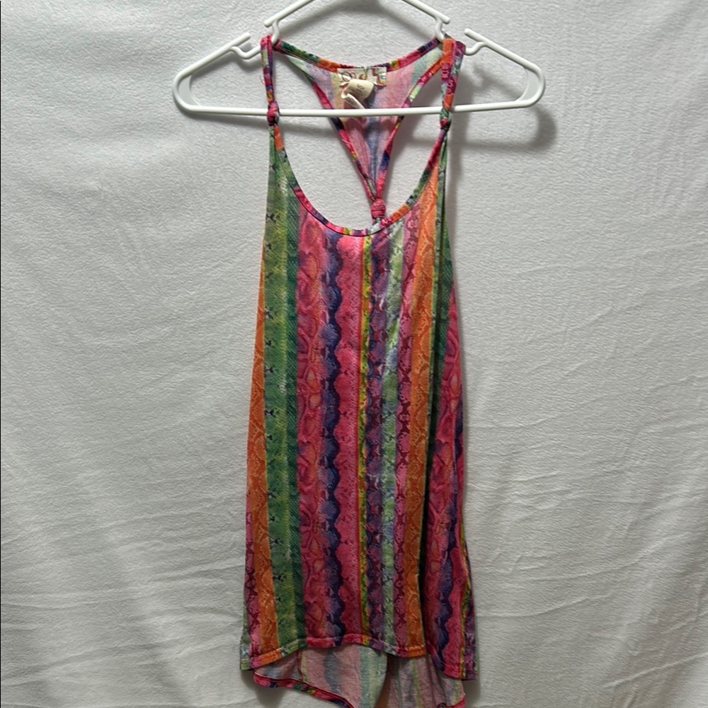 OP Colorful Striped Tank Top